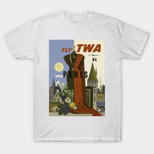 A flight to Paris T-Shirt